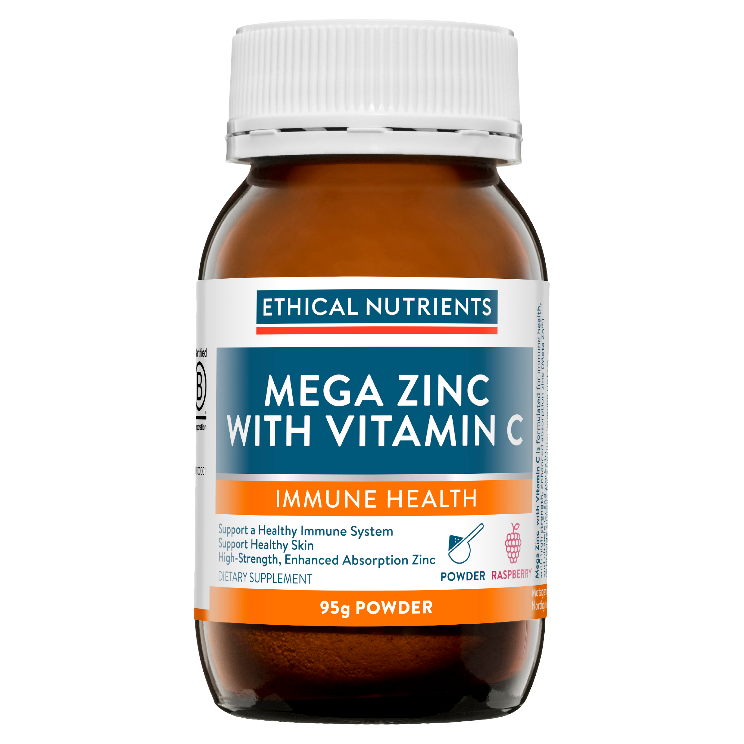 Ethical Nutrients Mega Zinc with Vitamin C Powder