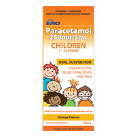 ETHICS for Children 1 - 12 Years Pain & Fever Relief - Orange Flavour