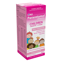 ETHICS for Children 3 Months - 12 Years Pain & Fever Relief - Strawberry & Vanilla Flavour