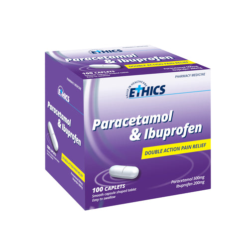 ETHICS Paracetamol & Ibuprofen Double Action Pain Relief