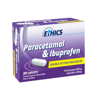 ETHICS Paracetamol & Ibuprofen Double Action Pain Relief