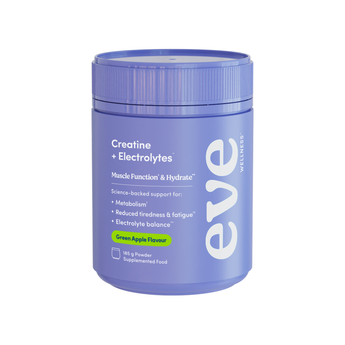 Eve Wellness Creatine + Electrolytes - Green Apple Flavour