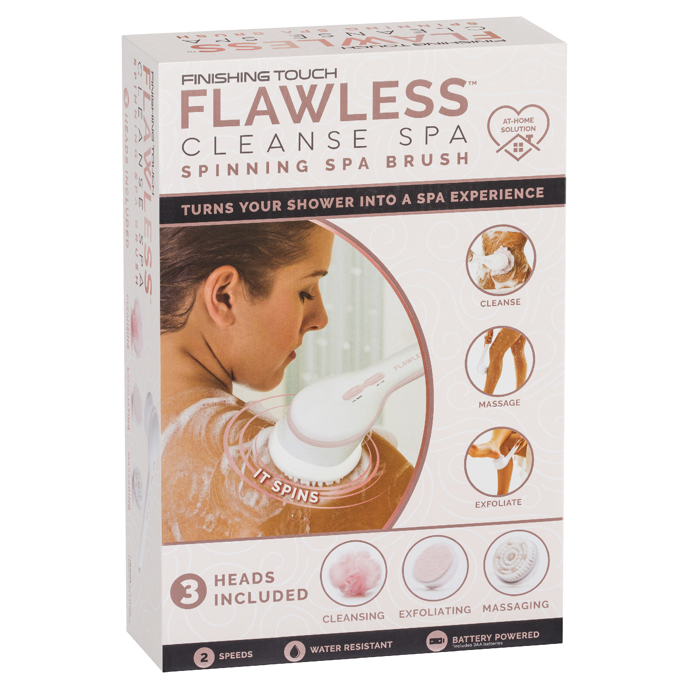 Finishing Touch Flawless Cleanse Spa Spinning Spa Brush