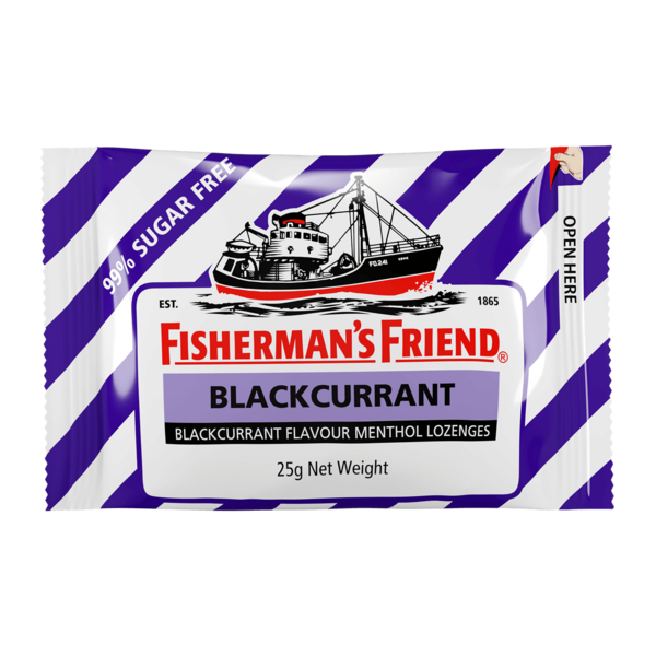 Fisherman's Friend Blackcurrant Sugar Free Lozenges