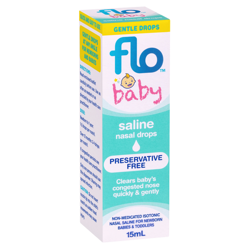 FLO Baby Saline Nasal Drops