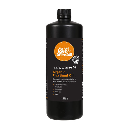 For the Love of Animals Organic Flax Seed Oil