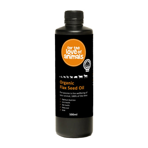 For the Love of Animals Organic Flax Seed Oil