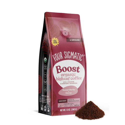 Four Sigmatic Boost Organic High Caf Ground Coffee