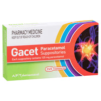 Gacet Paracetamol Suppositories 125mg