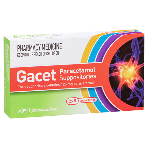 Gacet Paracetamol Suppositories 125mg