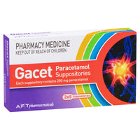 Gacet Paracetamol Suppositories 250mg