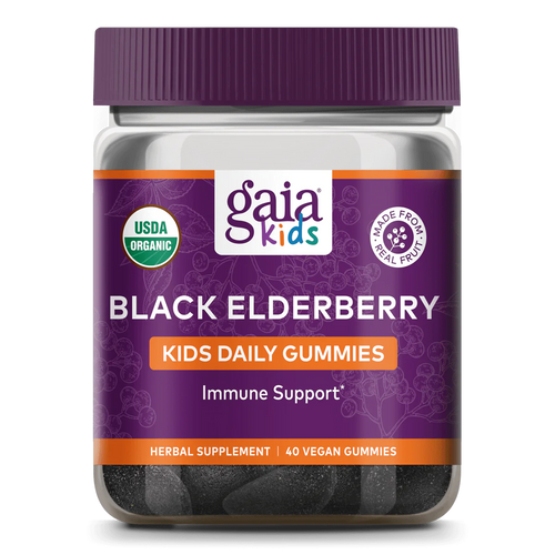 GaiaKids Black Elderberry Kids Daily Gummies