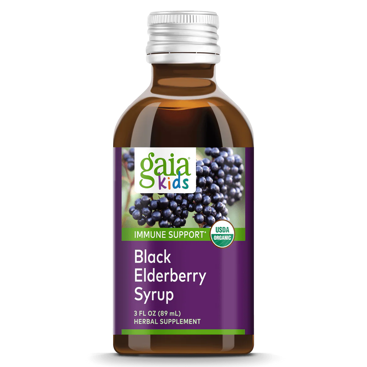 GaiaKids Black Elderberry Syrup