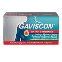 Gaviscon Extra Strength Tablets Peppermint Flavour