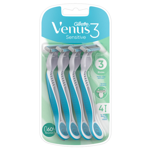 Gillette Venus Simply 3 Sensitive Women's Disposable Razors