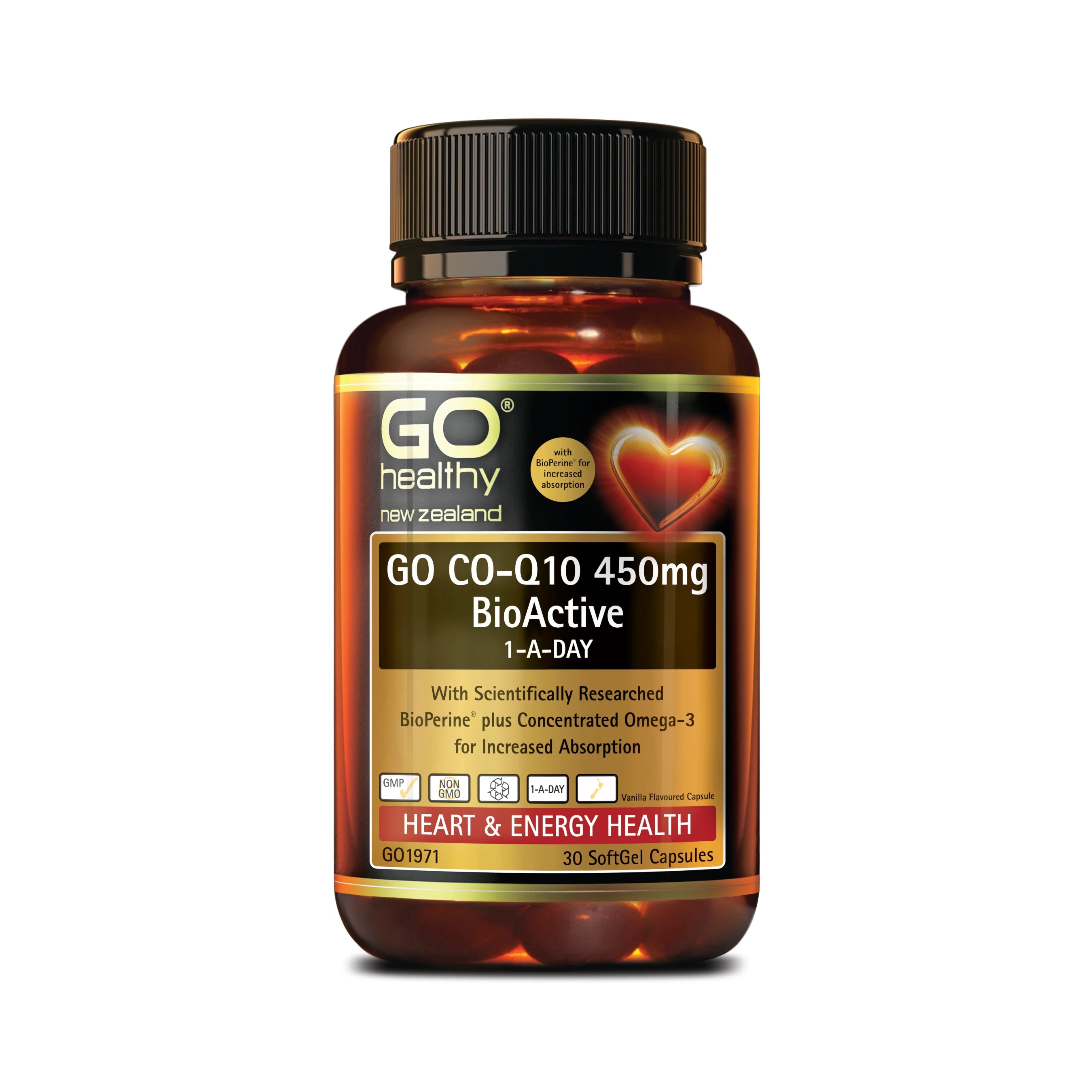 GO Healthy Go Co-Q10 450mg BioActive 1-A-DAY