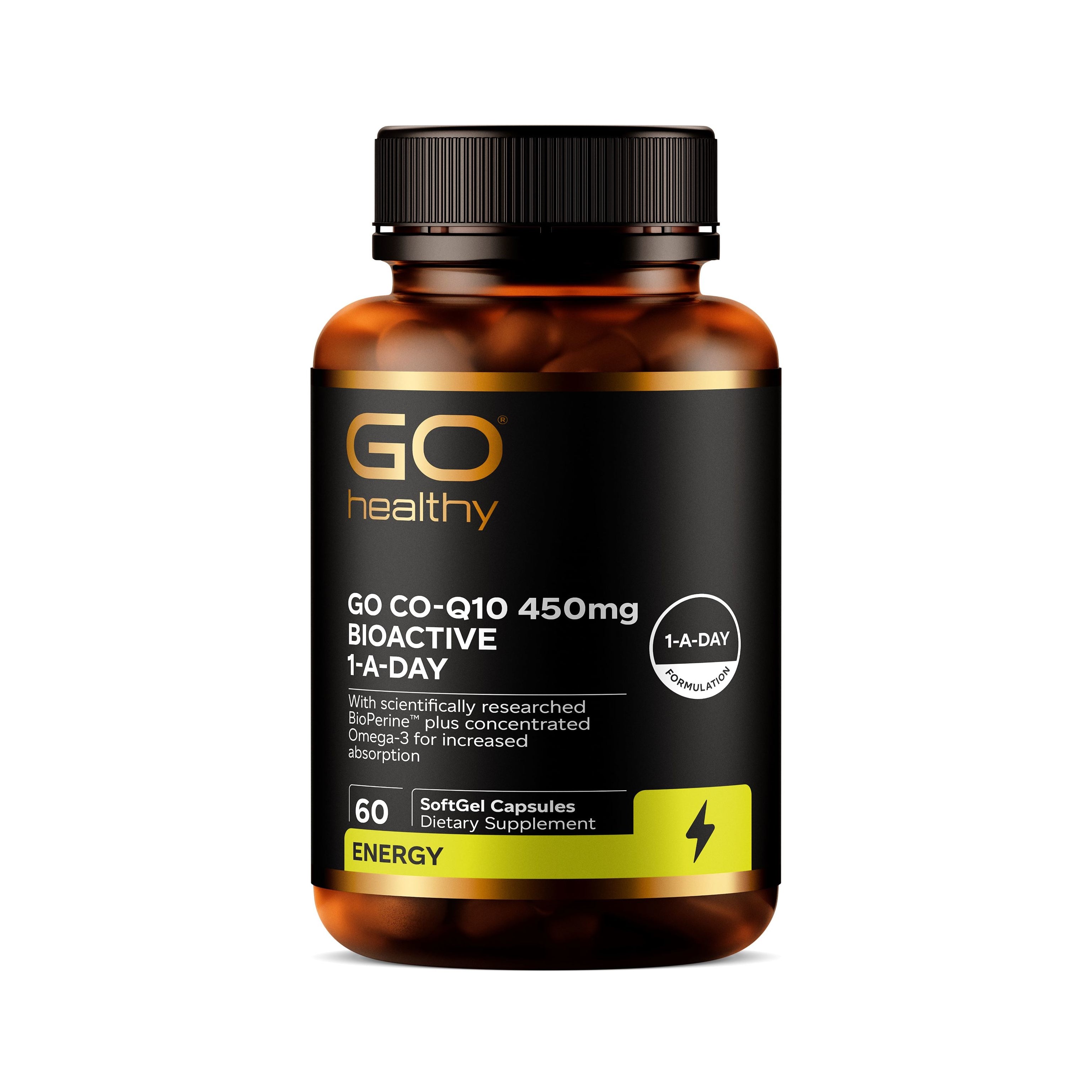 GO Healthy Go Co-Q10 450mg BioActive 1-A-DAY