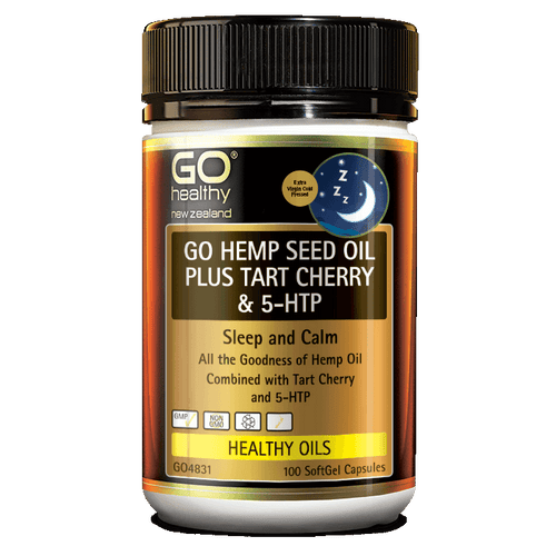 GO Healthy Go Hemp Seed Oil Plus Tart Cherry & 5-HTP