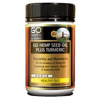 GO Healthy Go Hemp Seed Oil Plus Turmeric