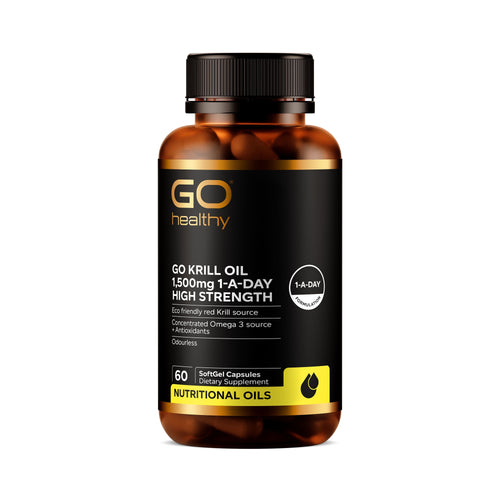 GO Healthy Go Krill Oil 1,500mg 1-A-Day High Strength
