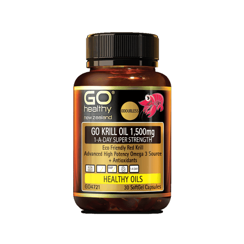 GO Healthy Go Krill Oil 1,500mg 1-A-Day Super Strength