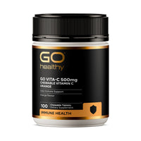 GO Healthy Go Vita-C 500mg Chewable Vitamin C - Orange