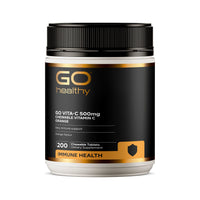 GO Healthy Go Vita-C 500mg Chewable Vitamin C - Orange