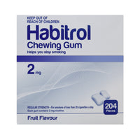Habitrol Chewing Gum 2mg Regular Strength - Fruit Flavour