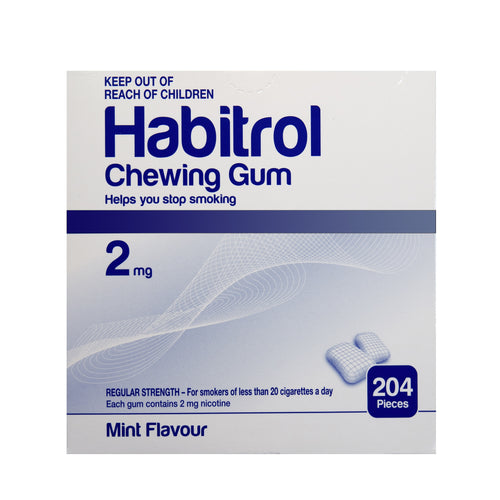 Habitrol Chewing Gum 2mg Regular Strength - Mint Flavour