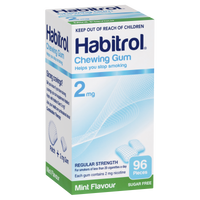 Habitrol Chewing Gum 2mg Regular Strength - Mint Flavour