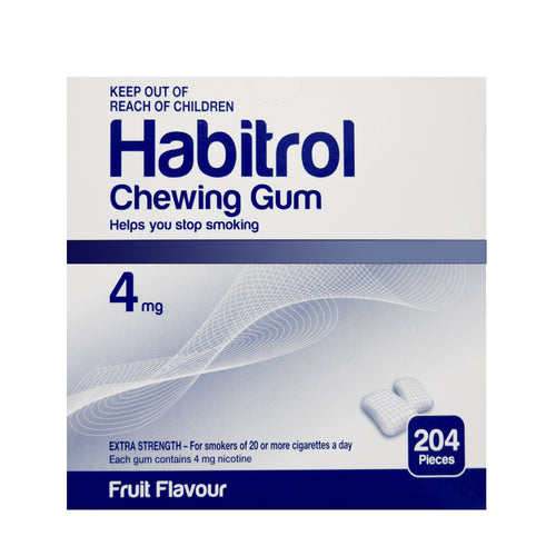 Habitrol Chewing Gum 4mg Extra Strength - Fruit Flavour