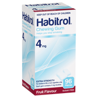 Habitrol Chewing Gum 4mg Extra Strength - Fruit Flavour