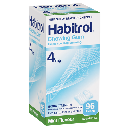 Habitrol Chewing Gum 4mg Extra Strength - Mint Flavour