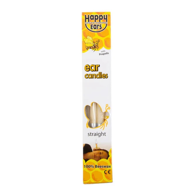 Happy Ears Ear Candles with Propolis - Straight