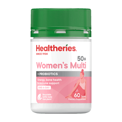 Healtheries 50+ Women's Multi with Probiotics One-A-Day