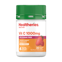 Healtheries Berry Vit C 1000mg Chewable Tablets