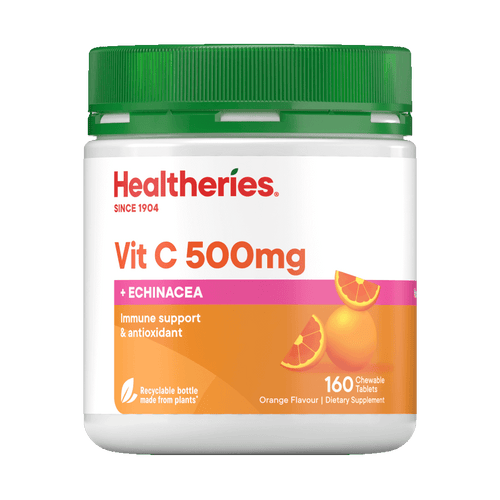 Healtheries Vitamin C 500mg Plus Echinacea