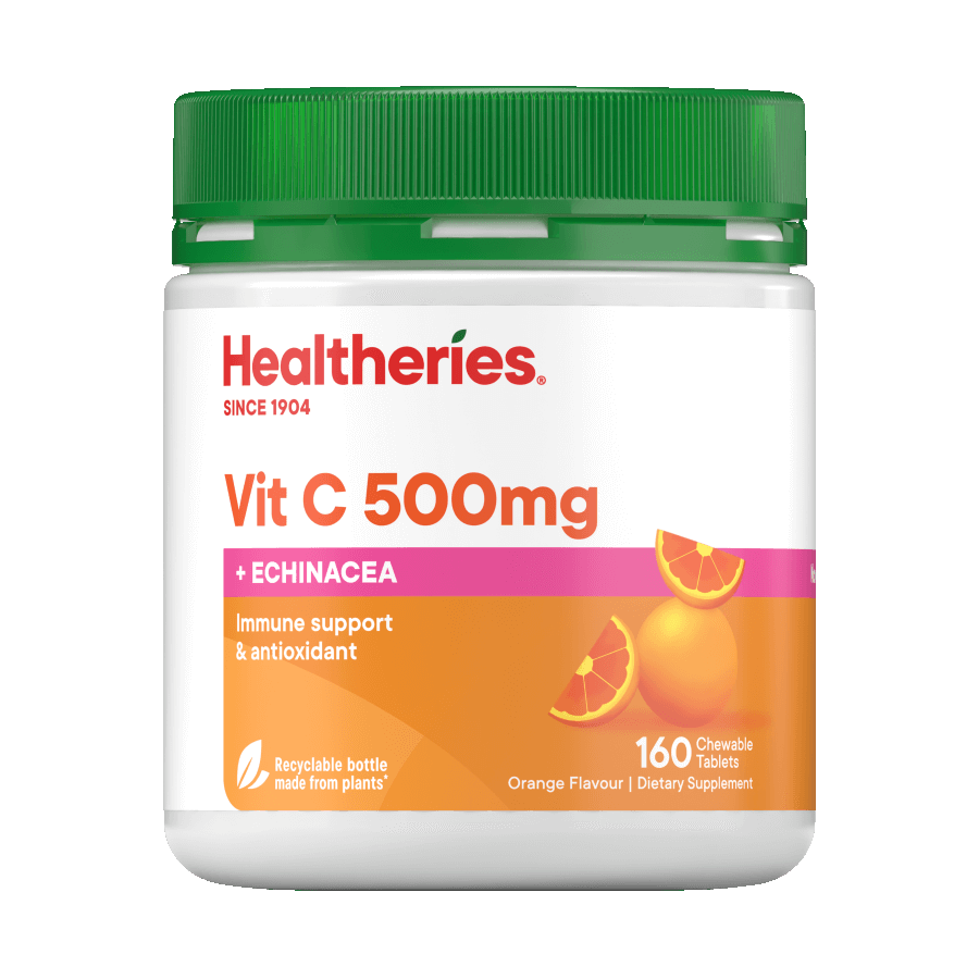 Healtheries Vitamin C 500mg Plus Echinacea