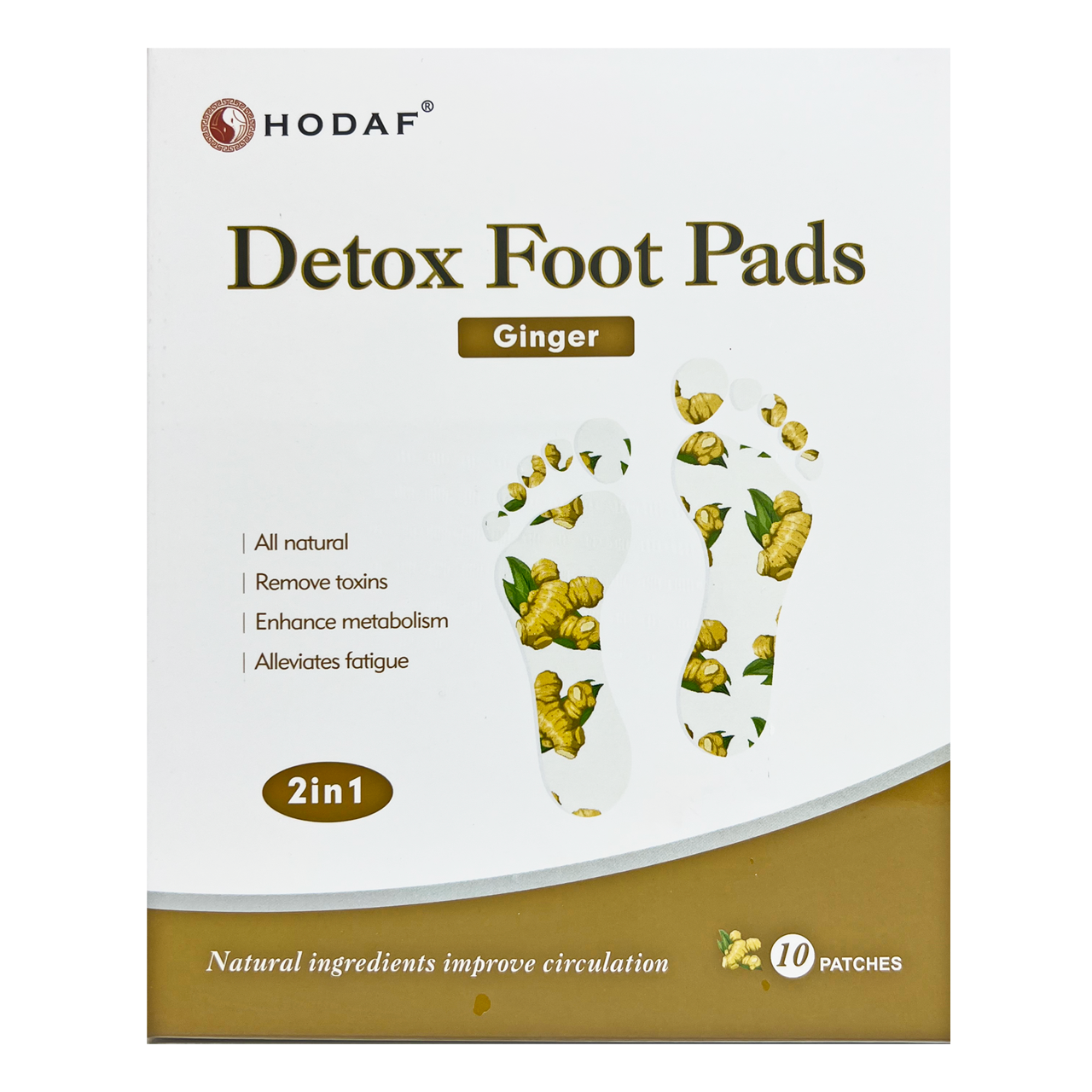 HODAF Detox Foot Pads - Ginger