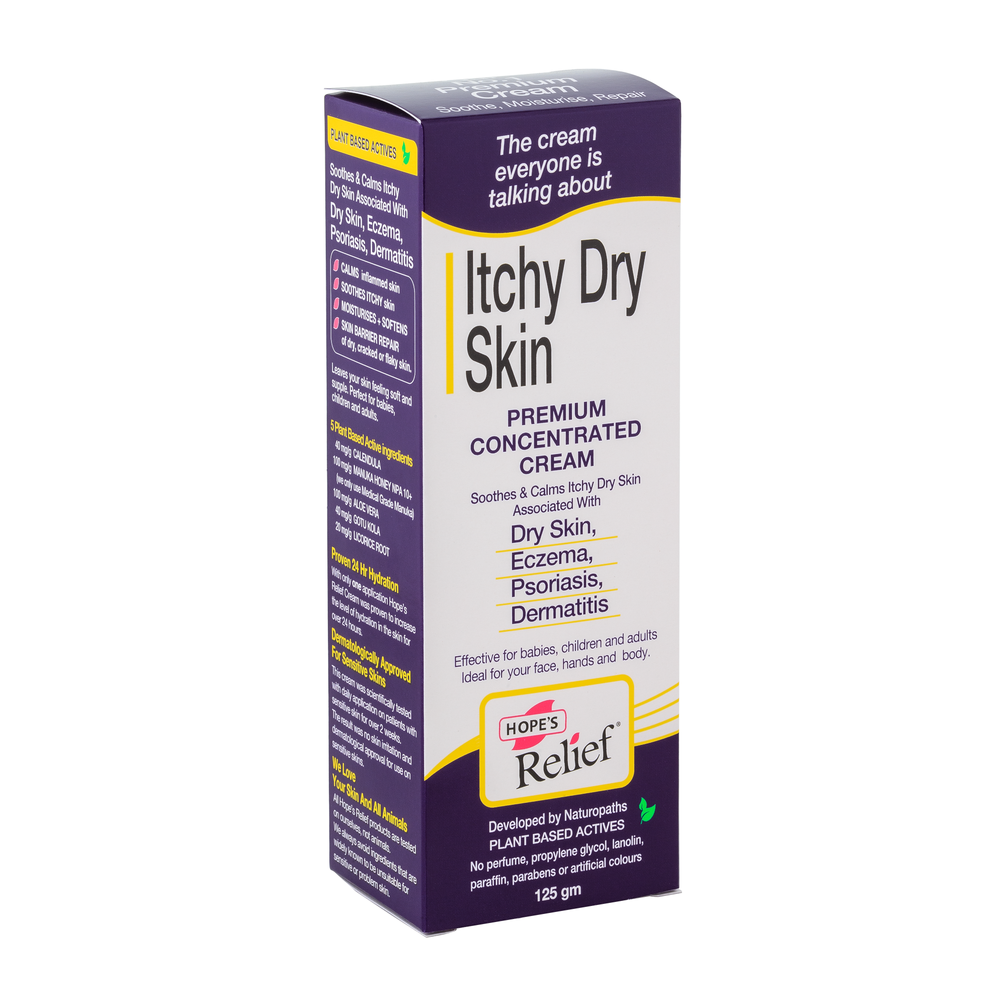 Hope's Relief Premium Concentrated Cream for Itchy Dry Skin