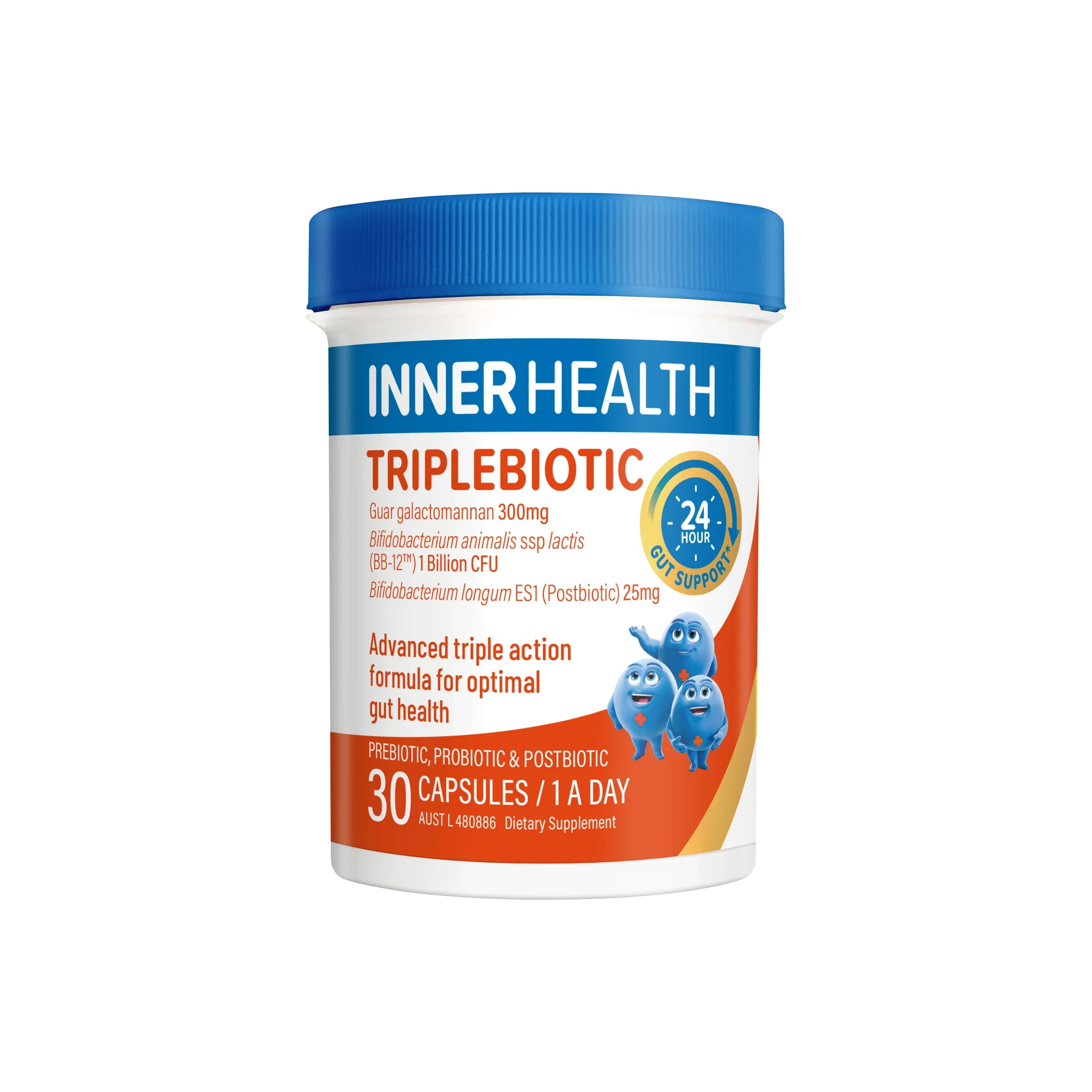 Inner Health TripleBiotic Prebiotic, Probiotic & Postbiotic