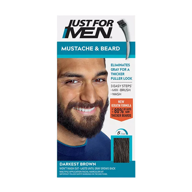 Just For Men Moustache & Beard Brush-In Colour