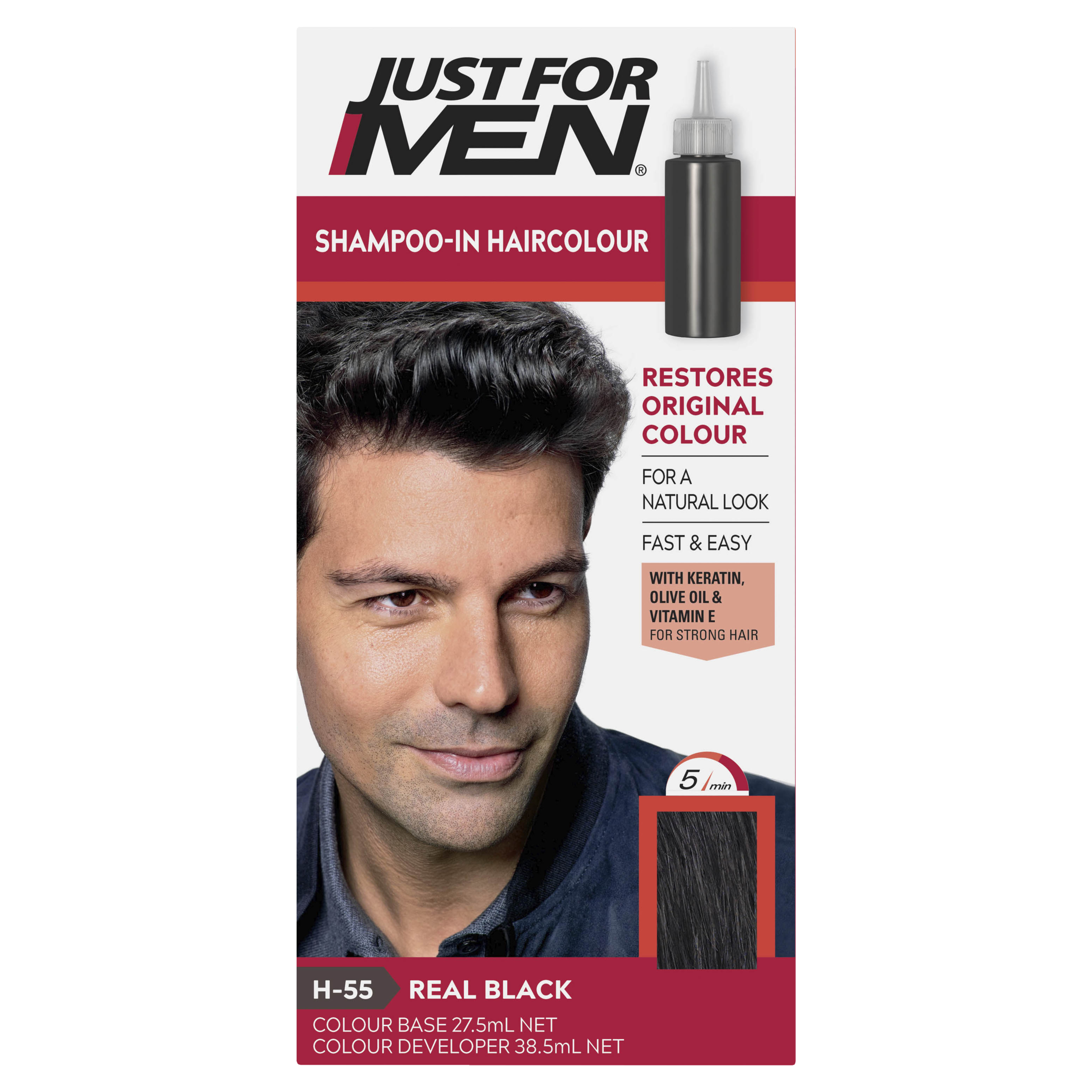 Just For Men Shampoo-In Hair Colour