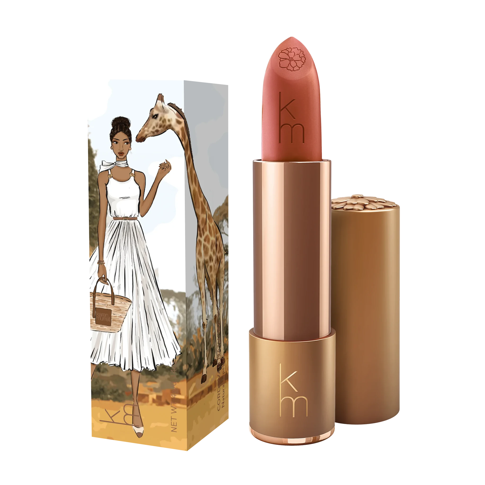 Karen Murrell 02 Natural Lipstick - Cordovan Natural