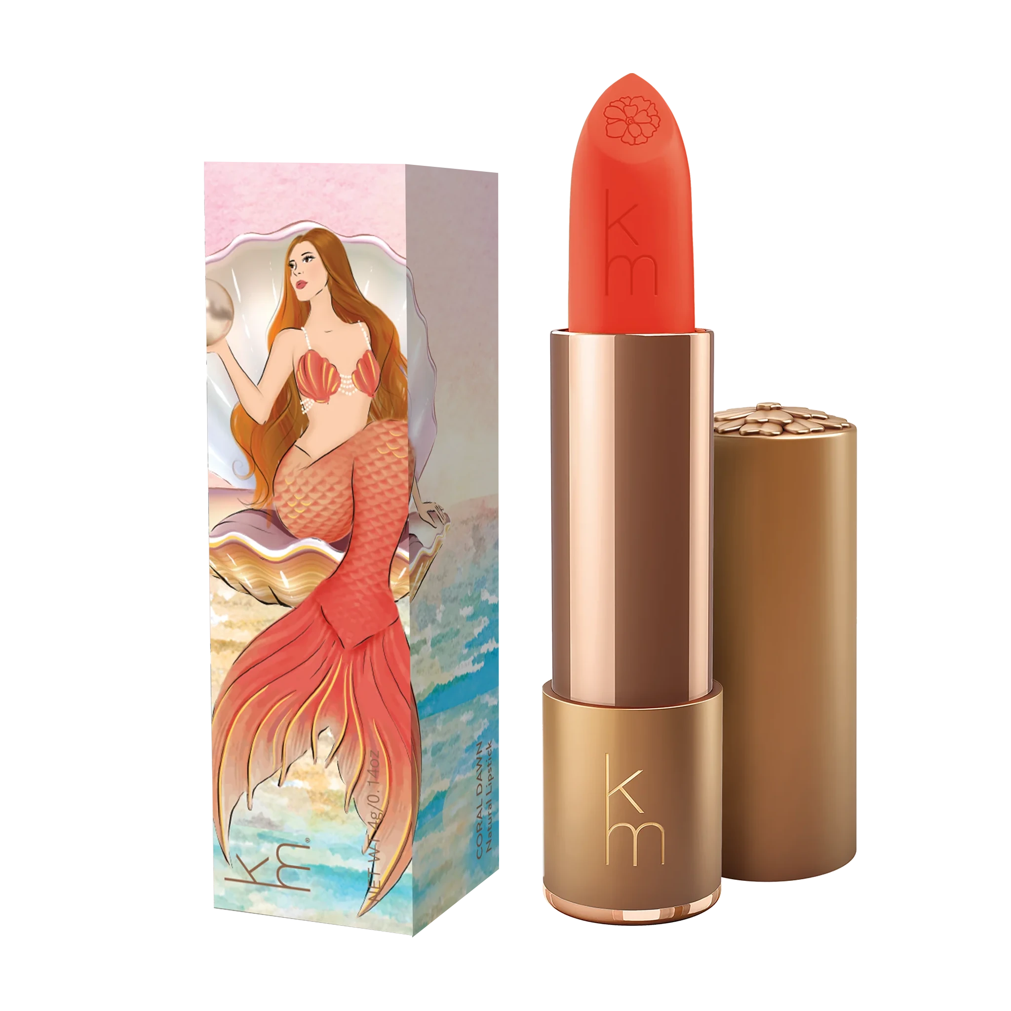 Karen Murrell 08 Natural Lipstick - Coral Dawn