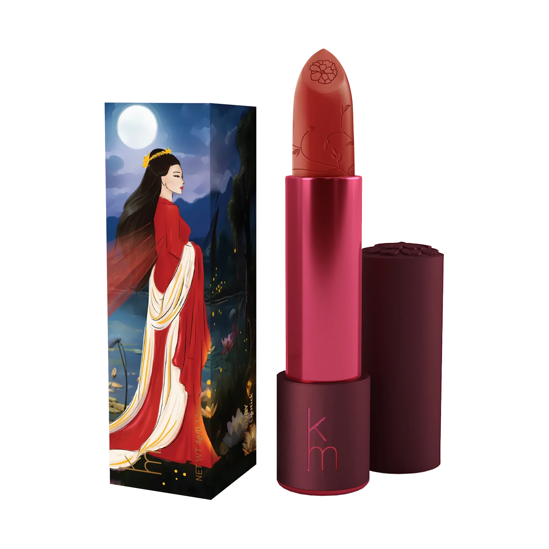 Karen Murrell 21 Natural Lipstick - Fiery Ruby
