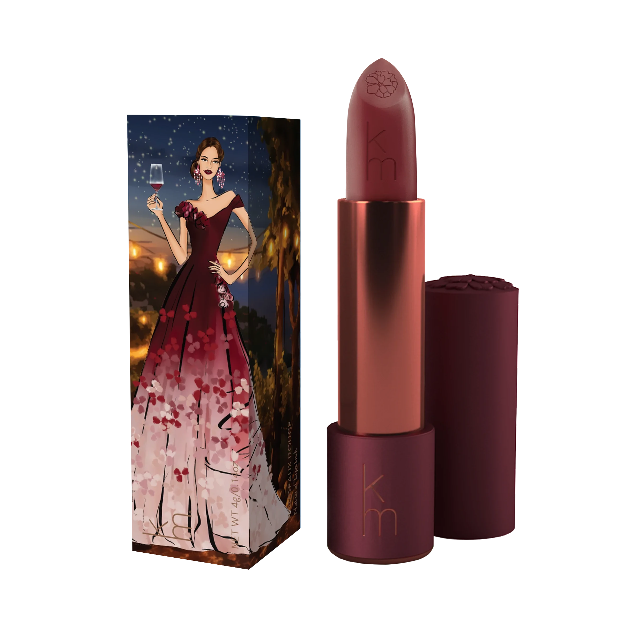 Karen Murrell 22 Natural Lipstick - Bordeaux Rouge