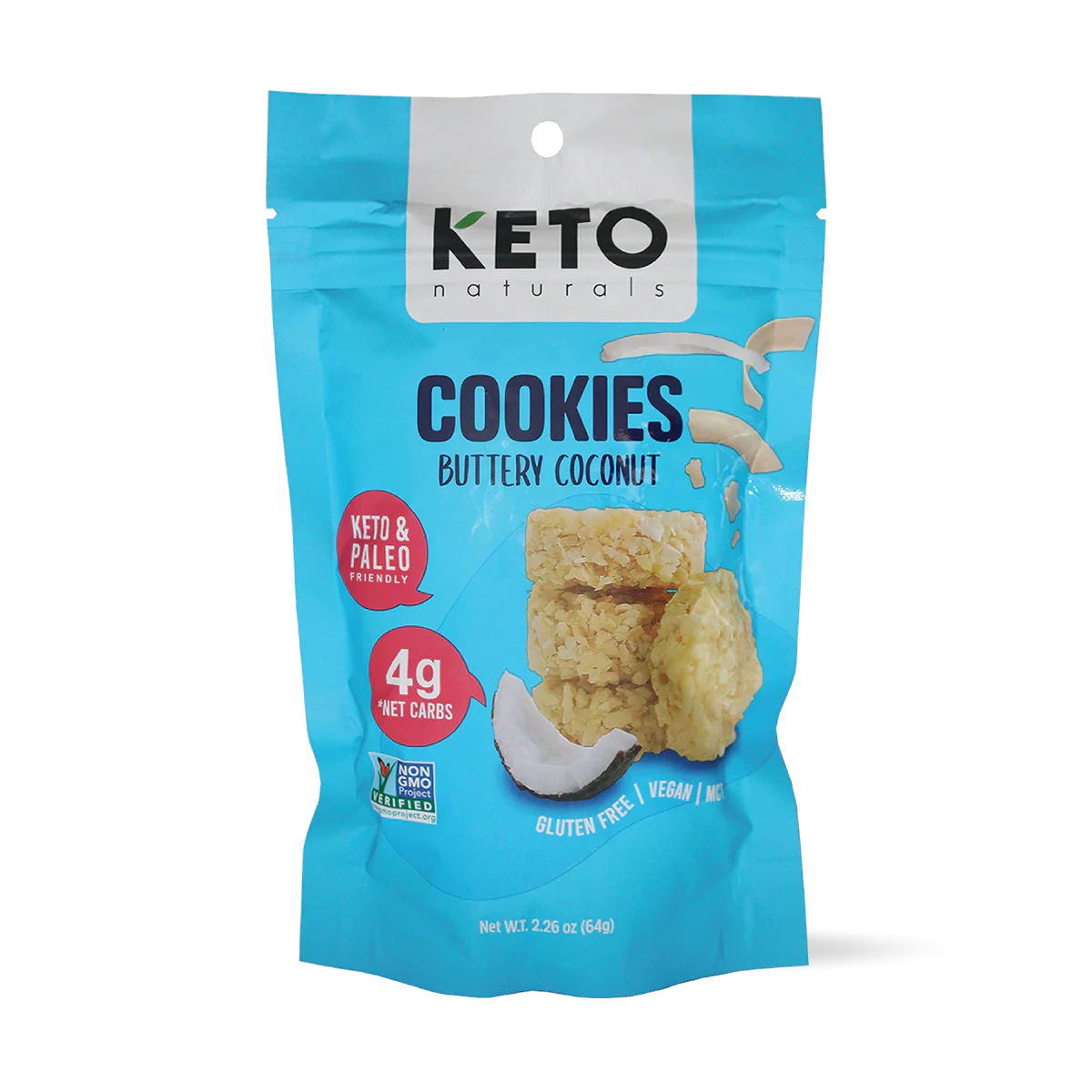 Keto Naturals Cookies - Buttery Coconut