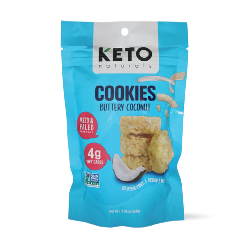 Keto Naturals Cookies - Buttery Coconut