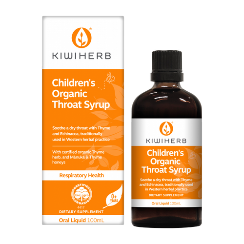 Kiwiherb Children's Organic Throat Syrup